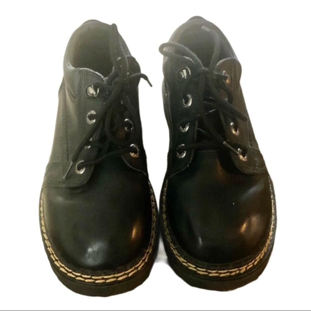 Bugle Boy black chunky shoes. Boys size 3